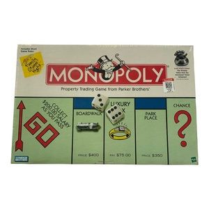 MONOPOLY FAMILY GAME NIGHT HASBRO WINNING TOKEN 1999 BOARD GAME SEALED